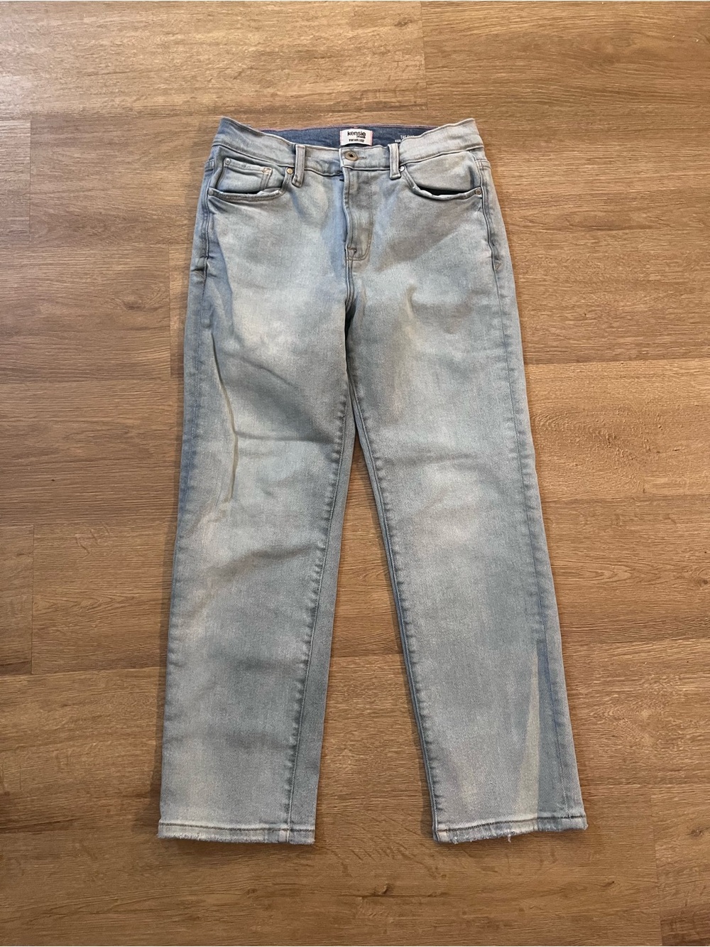 Kensie Jeans The Ella High Rise Straight Leg Denim Size 4/27